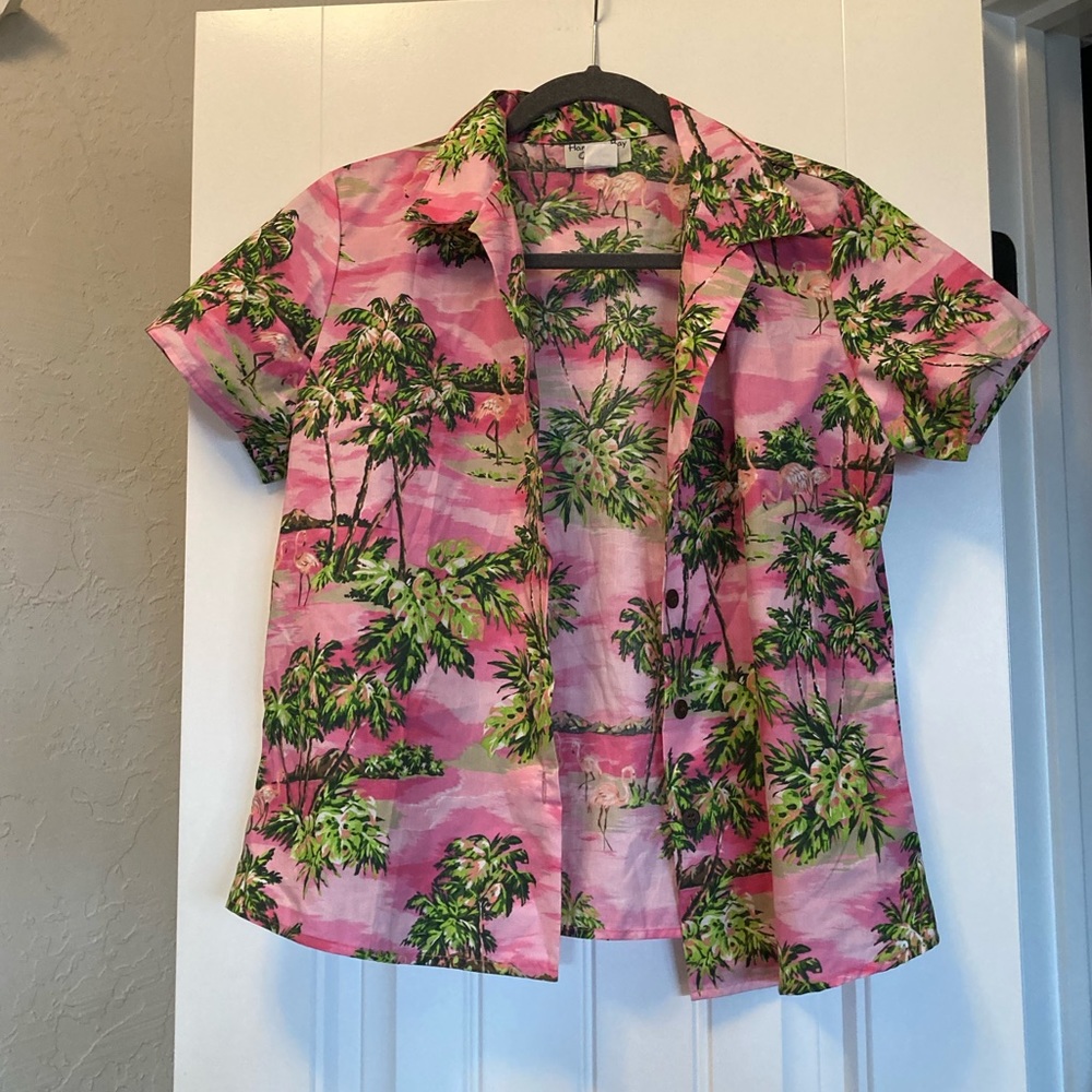 Pink Hawaiian Shirt
